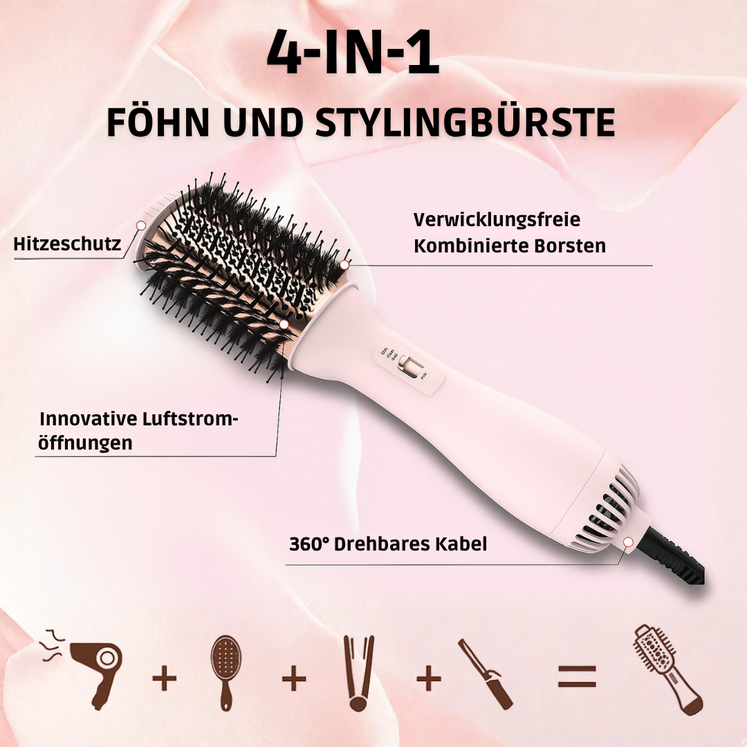 4-in-1 Heissluft Stylingbürste